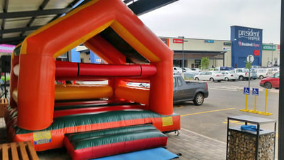 jumping castle with roof for hire in vanderbijlpark