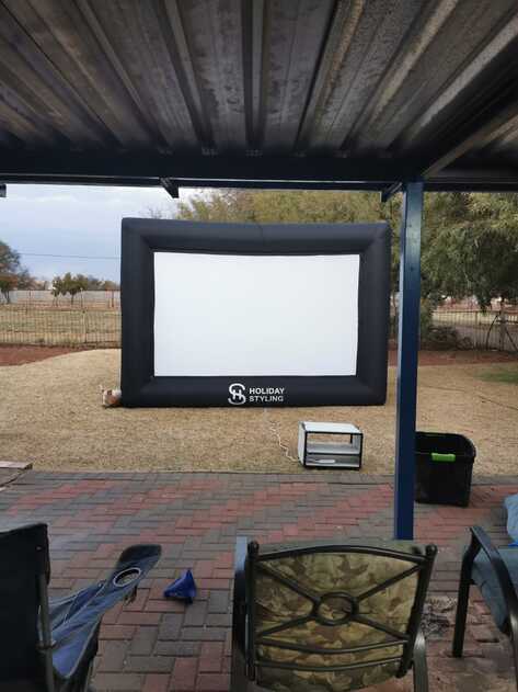 outdoor inflatable movie screen for hire vaal triangle